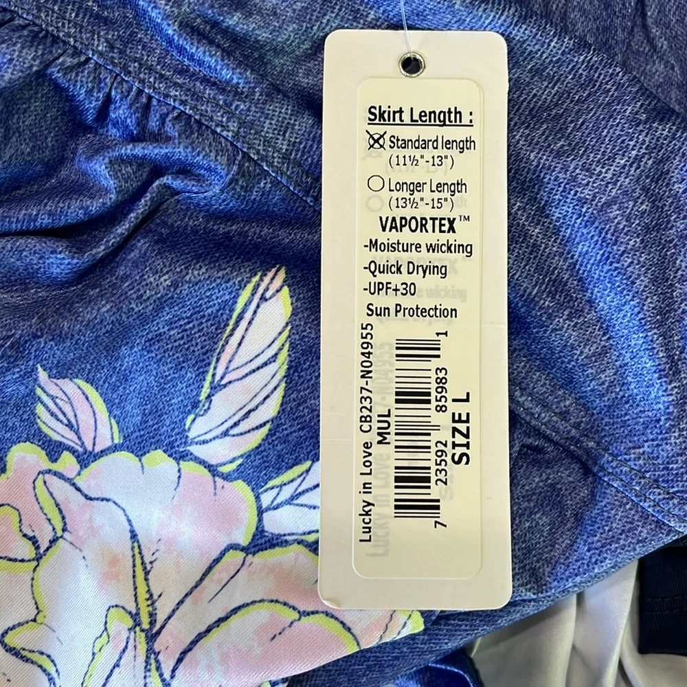 Lucky in Love Rosy Denim Pocket Skort NWT - Picture 11 of 11